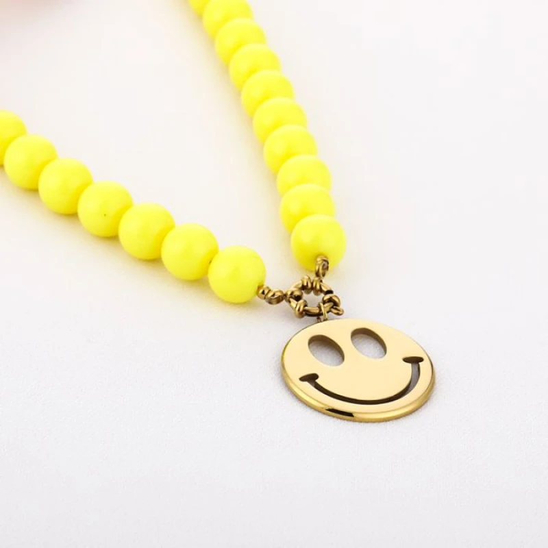 Ketting yellow smile