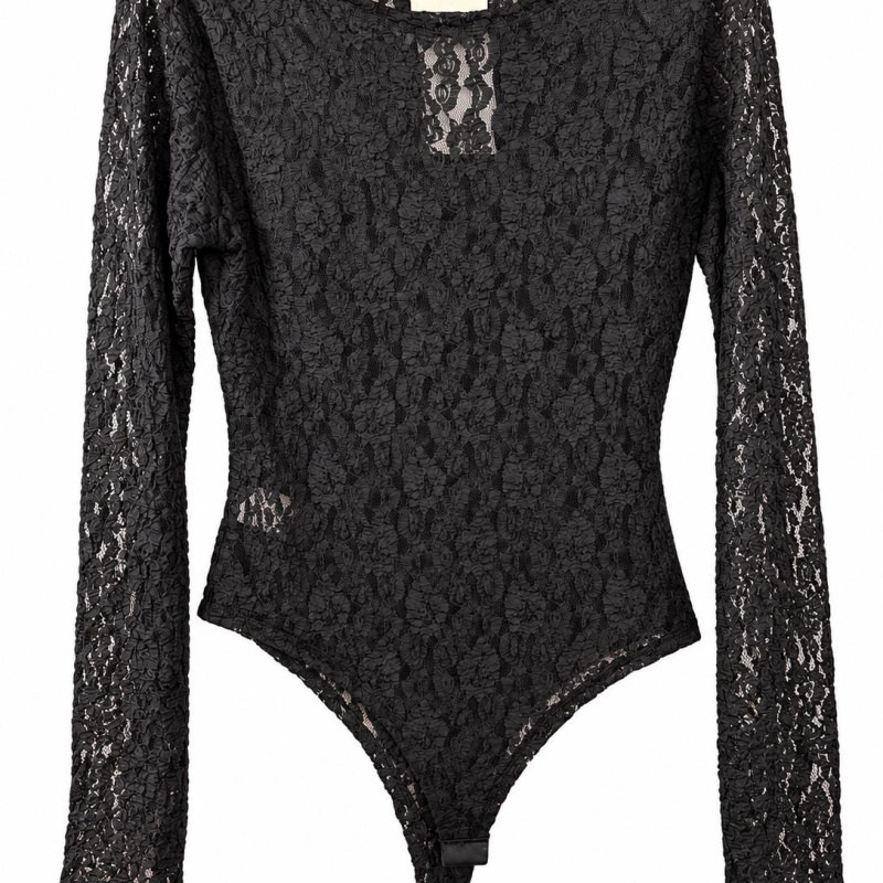 Lace body zwart