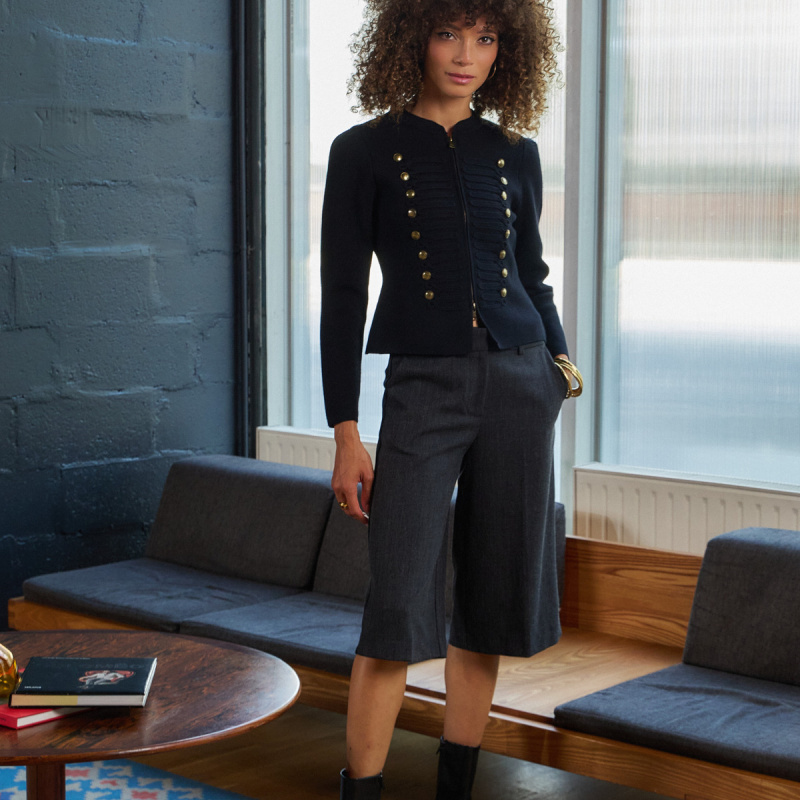Officers jacket/ vestje zwart